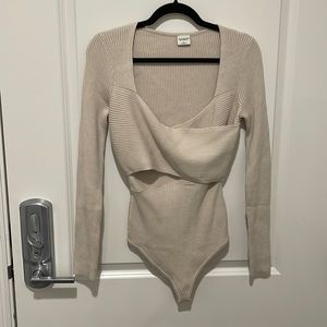 Abercrombie and Fitch Cross Front Bodysuit